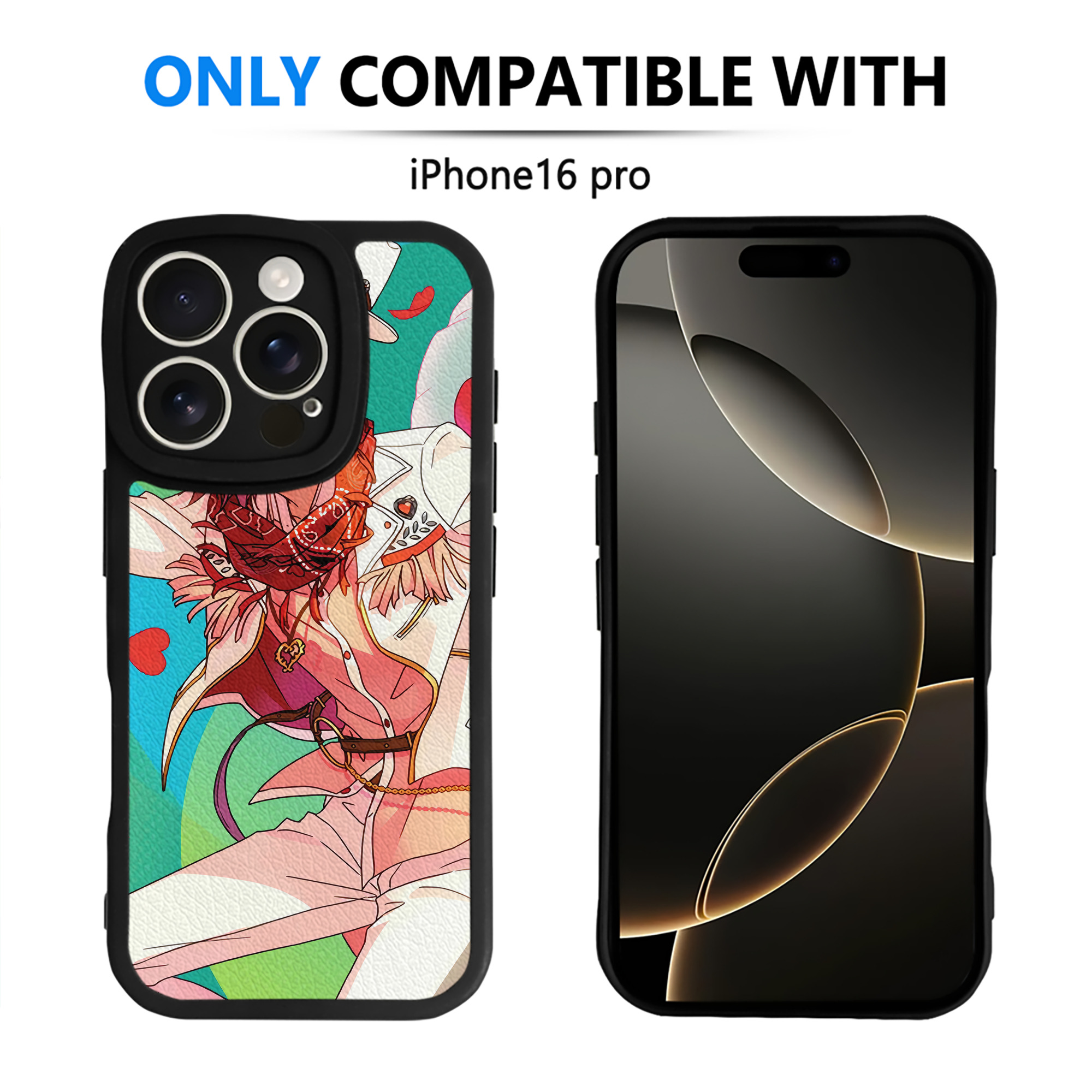 （画像用） あんさんぶるスターズ! Ensemble Stars 【iPhone 16シリーズ対応】シリコンスマホケース（レザー調） 材質：シリコン